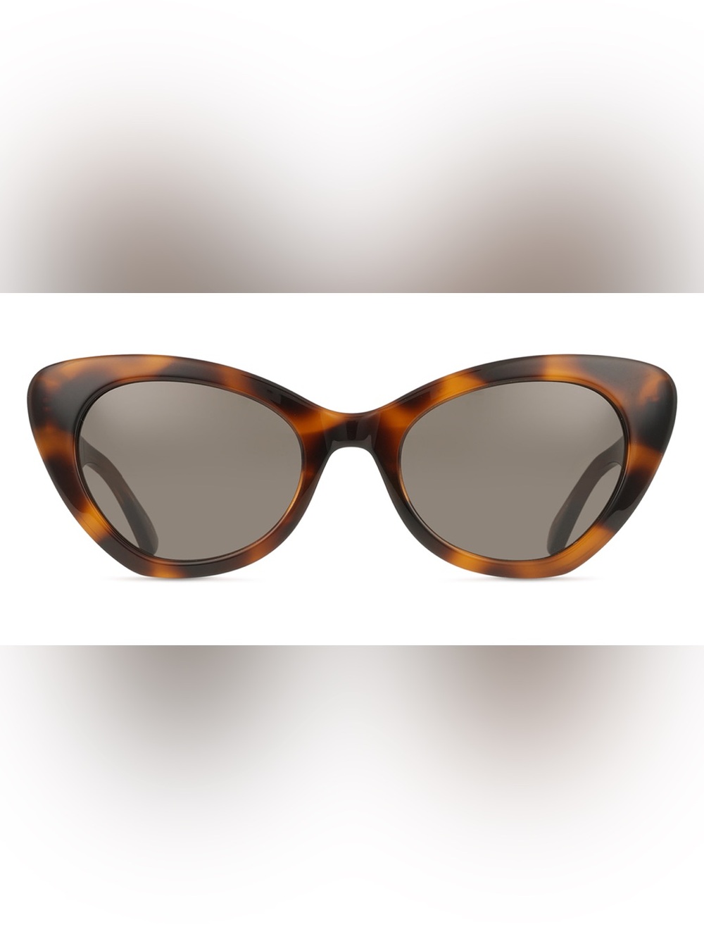 Moschino Tortoiseshell Sunglasses with Gold Logo - Picture 2 of 12
